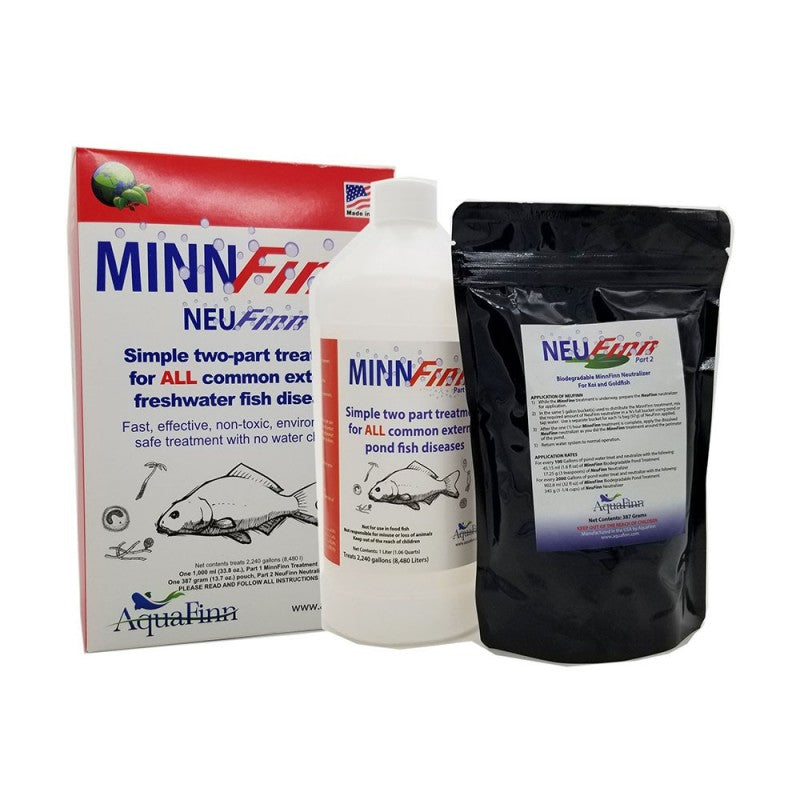 AquaFinn MinnFinn Pond treatment kit with NeuFinn neutralizer