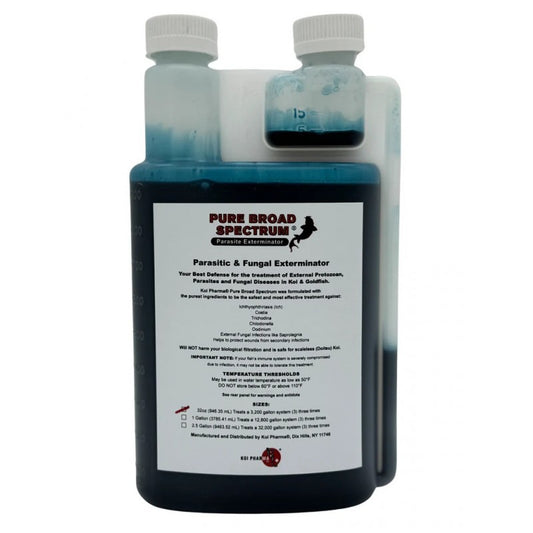 Koi Pharma Pure Broad Spectrum parasite and fungal treatment bottle