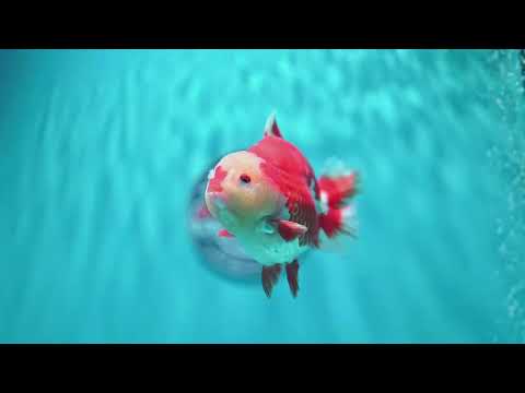 Red White YuanBao Oranda 4 inch Body (260529_OR11)